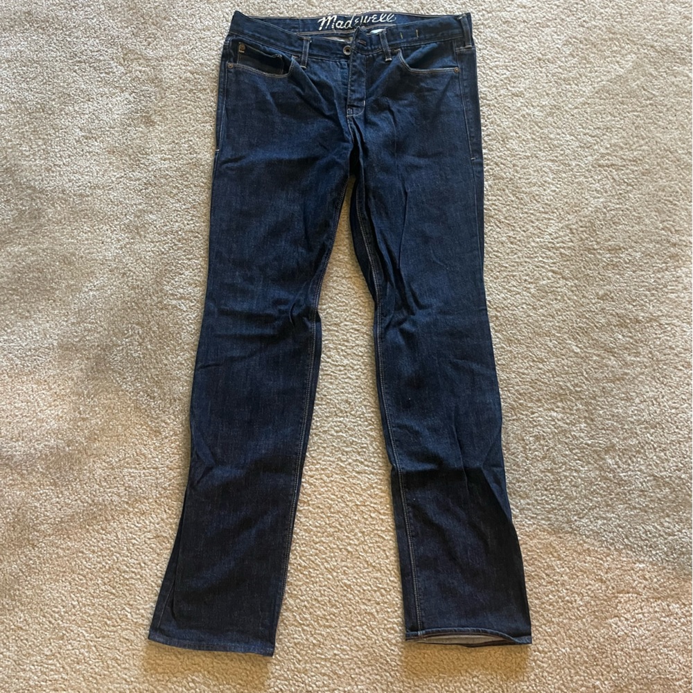 Madewell 31x34 straight leg jean